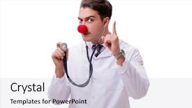  Presentation with monarch butterfly isolated on white - Presentation enhanced with doctor isolated on the white background and a  colored foreground