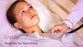  Presentation with covid coronavirus - Presentation theme with doctor-make-coronavirus-diagnosis background and a lemonade colored foreground