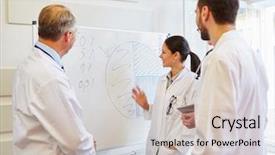  Presentation with medical training - Beautiful theme featuring doctor makes medical presentation backdrop and a soft green colored foreground