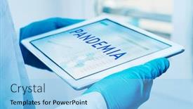  Presentation with romance - Slide deck featuring doctor-man-wearing-blue-surgical background and a light blue colored foreground