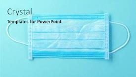  Presentation with corona virus - Cool new theme with doctor-mask-corona-virus-protection backdrop and a arctic colored foreground