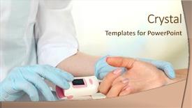  Presentation with oxygen - PPT layouts featuring poales - ripe ears of barley closeup background and a yellow colored foreground.