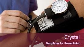  Presentation with high blood - Beautiful presentation featuring patient's blood pressure backdrop and a tawny brown colored foreground