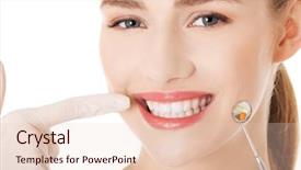  Presentation with dental radiology dentist and assistant - Slides with doctor or dentist with dental background and a lemonade colored foreground