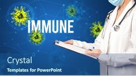  Presentation with prescription - Slide deck enhanced with doctor-prescribes-a-prescription-concept background and a ocean colored foreground