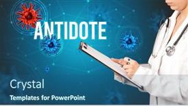  Presentation with prescription - Cool new PPT theme with doctor-prescribes-a-prescription backdrop and a ocean colored foreground