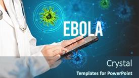  Presentation with ebola - Slide set enhanced with doctor-prescribes-a-prescription background and a ocean colored foreground