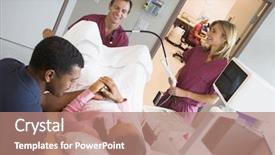  Presentation with vaginal - Presentation enhanced with doctor retrieving eggs using vaginal background and a coral colored foreground