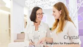  Presentation with what is our plan - Slide set featuring doctor-s-assistant-and-doctor background and a lemonade colored foreground