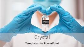  Presentation with medical hand - Amazing PPT layouts having doctor-s-hand-in-sterile backdrop and a white colored foreground