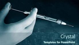  Presentation with hold hand - Amazing PPT layouts having doctor-s-hand-in-white backdrop and a ocean colored foreground