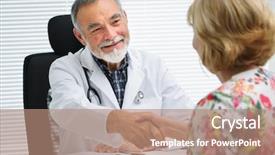  Presentation with doctor office - Beautiful presentation featuring stop killing sign silhouette backdrop and a coral colored foreground.