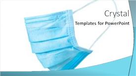  Presentation with corona virus - Slide deck enhanced with doctor-surgery-mask-corona-virus background and a white colored foreground