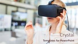  Presentation with diagnostics - Theme consisting of doctor-tests-an-innovative-vr background and a lemonade colored foreground