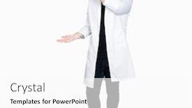 Presentation with long hair man - Audience pleasing theme consisting of doctor-therapist-man-with-long backdrop and a white colored foreground