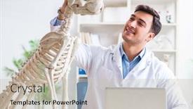  Presentation with vet imaging - Amazing theme having doctor-vet-practicing-on-dog backdrop and a soft green colored foreground