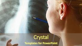  Presentation with chest - Amazing PPT theme having tableware with flowers on table close up backdrop and a violet colored foreground