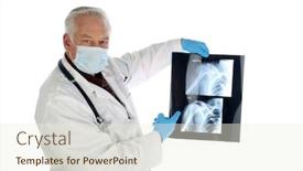  Presentation with world wide web in canada - Theme featuring doctor-with-x-ray-doctor background and a cream colored foreground