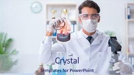  Presentation with doctor in hospital health insurance related icons healthcare person saving medical - Audience pleasing presentation design consisting of doctor working with blood samples backdrop and a  colored foreground