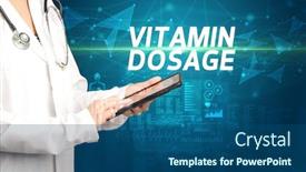  Presentation with medical clipboard - Cool new slide deck with doctor-writes-notes backdrop and a ocean colored foreground