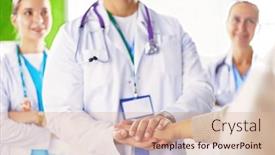  Presentation with nurses - Theme enhanced with doctors-and-nurses background and a lemonade colored foreground