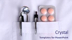  Presentation with agricutural equipment - Slide deck featuring doctors helping others - dentist pocket with pens background and a  colored foreground