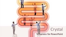  Presentation with illness - Amazing presentation design having doctors-treating-intestines-illness-medical backdrop and a lemonade colored foreground