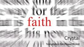  Presentation with focus - Beautiful slide deck featuring doctrine - blurred text with a focus backdrop and a light gray colored foreground