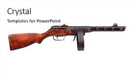  Presentation with under water concrete - Beautiful slide set featuring doctrine - carbine under the white background backdrop and a  colored foreground