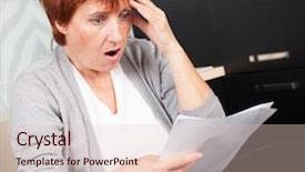  Presentation with elderly home - Audience pleasing presentation consisting of document elderly woman sort backdrop and a lemonade colored foreground