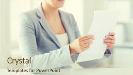  Presentation with business report - PPT layouts having document filing - business finance and people concept background and a  colored foreground