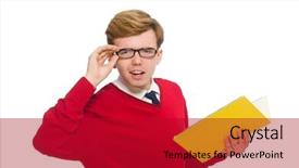  Presentation with scroll paper isolated on white - Amazing slide set having document google - student with paper isolated backdrop and a crimson colored foreground