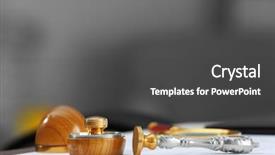  Presentation with public document - Beautiful theme featuring document on notary public backdrop and a dark gray colored foreground