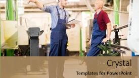  Presentation with attention - Slides enhanced with document pointing aside while making background and a coral colored foreground