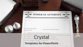  Presentation with public document - Cool new slides with document stamp and ink pad backdrop and a  colored foreground