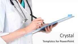  Presentation with capsules pills pill doctor prescription - PPT layouts with documentation ambulance - hand of doctor with pen background and a white colored foreground
