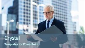  Presentation with paging - Cool new presentation with documentation centre - business office work and people backdrop and a ocean colored foreground