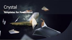  Presentation with fire - PPT theme with documents-in-fire-mixed-media background and a wine colored foreground