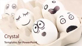  Presentation with human face set of faces - Colorful PPT theme enhanced with plastic lever of an industrial backdrop and a violet colored foreground