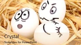  Presentation with faces - Amazing PPT theme having metallic symbols in the shape of clouds with a blue sky and clouds concept of cloud computing backdrop and a gray colored foreground