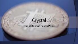  Presentation with blue gold - Presentation theme having dof on blue glass background background and a light gray colored foreground