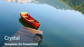  Presentation with mountain water - Cool new slides with dog drinking water from mountain backdrop and a  colored foreground