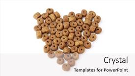  Presentation with dog food - Theme with dog food isolated background and a light gray colored foreground