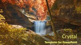  Presentation with daniel - Colorful slide deck enhanced with dog-slaughter-falls-in-daniel backdrop and a tawny brown colored foreground