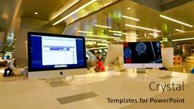  Presentation with airport city - Audience pleasing PPT layouts consisting of doha-qatar-circa-may-2017 backdrop and a yellow colored foreground