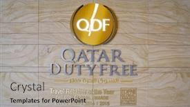  Presentation with qatar - Cool new theme with doha-qatar-circa-may-2017 backdrop and a light gray colored foreground