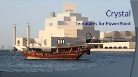  Presentation with islamic art - Beautiful theme featuring doha qatar september 2009 backdrop and a lemonade colored foreground