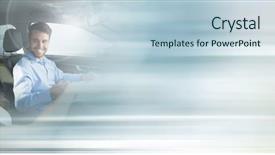  Presentation with driving - Amazing slide deck having doing driving lessons with transition backdrop and a lemonade colored foreground