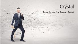  Presentation with train the trainer - PPT layouts consisting of doing karate tricks with chaotic background and a  colored foreground