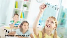  Presentation with smart - Theme enhanced with doing sums on transparent board background and a soft green colored foreground